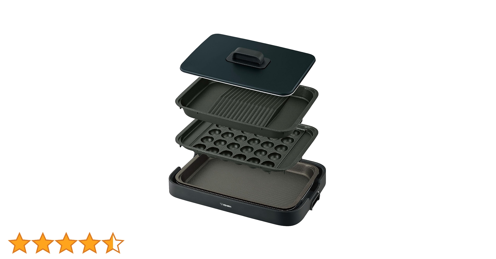 【新品】 象印 やきやき　ホットプレート　遠赤　平面　焼肉　たこ焼き　3枚タイプ 象印 ホットプレート 焼肉 やきやき 大型 無煙 焼肉プレート 3枚